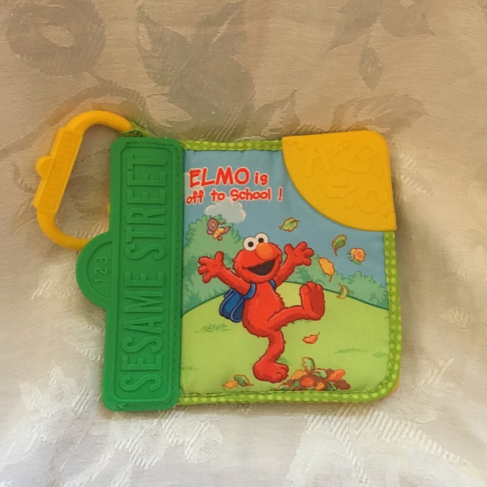 Elmo teether crinkle book-Munchkin